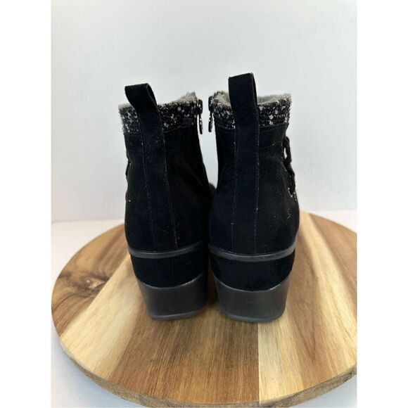 JBU by Jambu Women's 11 Nottingham Wedge Ankle Bootie Boot Shoes Black - Picture 8 of 15